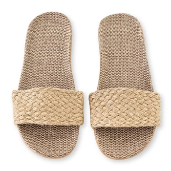 Klapki damskie Funky Steps Amara odychające beżowe