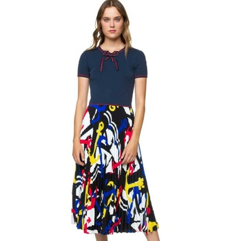 Sukienka damska United Colors Of Benetton plisowana midi r. XS
