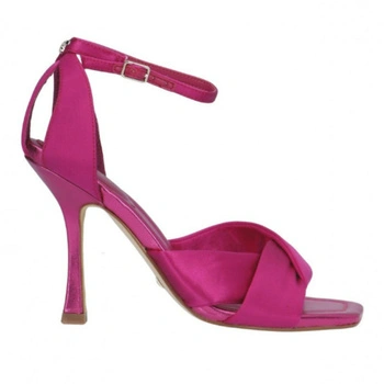 Buty damskie Guess Hyson szpilki sandały satynowe fuksja r. 36