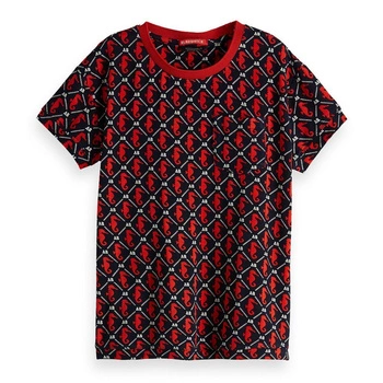 Koszulka dziecięca Scotch&Soda Meisjes wzorzysta