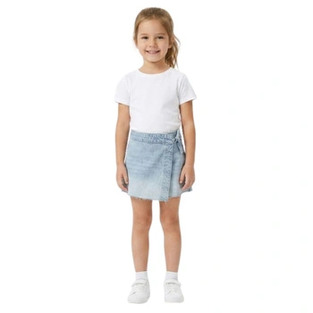 Spódnico - spodenki krótkie dziewczęce ZARA jeansowe