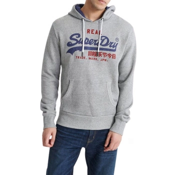 Bluza męska Superdry Premium Goods sportowa z kapturem szara