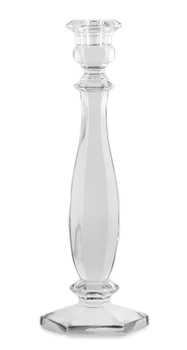Świecznik G&C Interiors szklany przezroczysty 36 cm