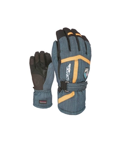 Rękawice dziecięce Level Heli narciarskie szare