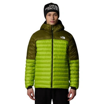 Kurtka męska The North Face Terra pikowana puchowa z kapturem zielona r. XXL