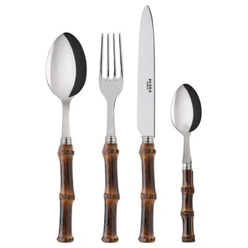 Zestaw sztućców obiadowych Sabre Panda 24 elementy stal nierdzewna 6 os