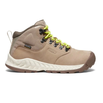 Buty trekkingowe damskie Keen Nxis Evo Wp Mid wysokie wodoodporne brązowe