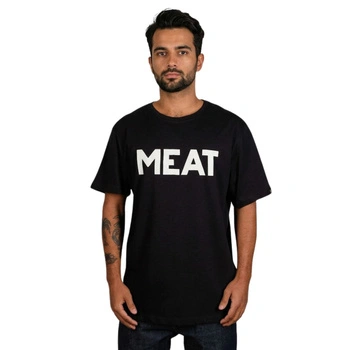 Koszulka męska The Dudes Meat Classic T-Shirt bawełniana czarna r. M