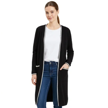 Ponczo damskie Zara lniane beżowe