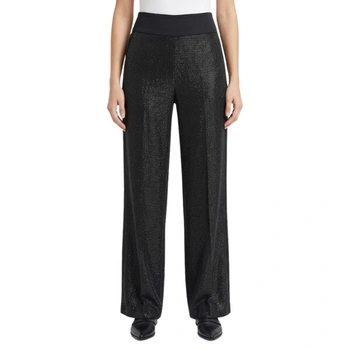 Spodnie damskie Sinequanone Petra błyszczące w kant eleganckie