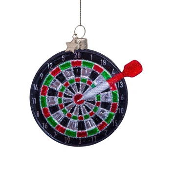 Bombka choinkowa Vondels tarcza do darta ozdoba bożonarodzeniowa szklana