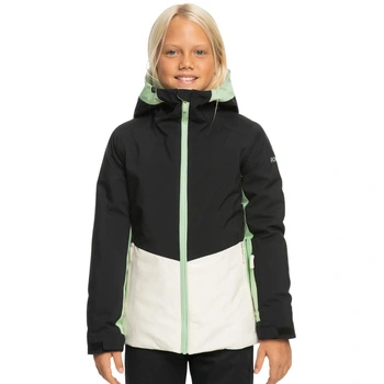 Kurtka dziewczęca Roxy  Silverwinter narciarska  z membraną 10K czarna