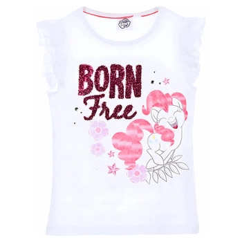 Koszulka dziewczęca My Little Pony bawełniana biała r. 98