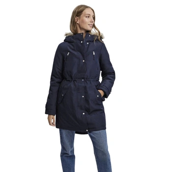 Kurtka damska Vero Moda Expedition Track zimowa parka granatowa