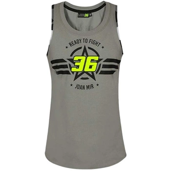 Koszulka damska MIR36 Joan Mir bawełniana szara