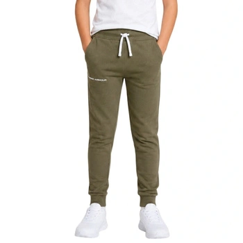 Spodnie chłopiece Under Armour Rival Jogger sportowe khaki r. M