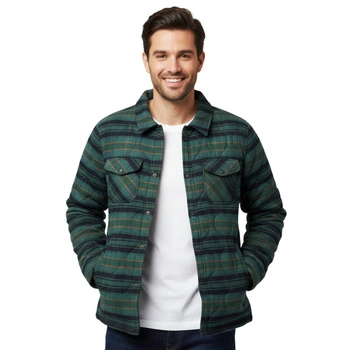 Kurtka męska Zara ocieplana flanelowa