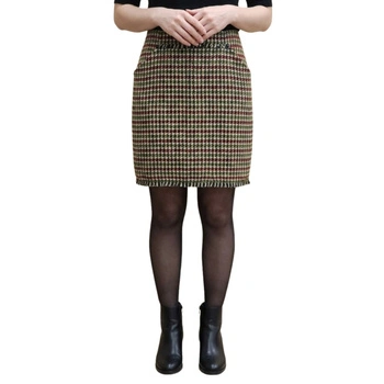 Spódnica damska Sinequanone Jekat w pepitkę przed kolano