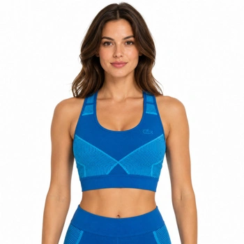 Top damski Lacoste Sport Seamless sportowy niebieski r. S