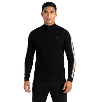 Sweter męski Dare2b Dutiful II 1/2 Zip rozsuwany czarna