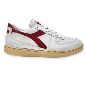 Buty unisex Diadora Basket Low Used skórzane sportowe biało bordowe r. 43