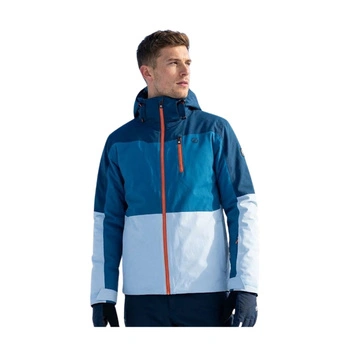 Kurtka męska Dare2b Edge II narciarska zimowa z odpinanym kapturem niebieska