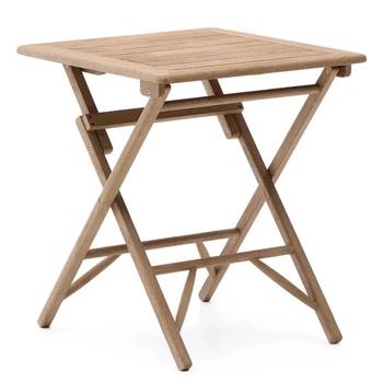 Składany stół ogrodowy Kave Home Dandara drewniany drewno akacji 66 x66 cm