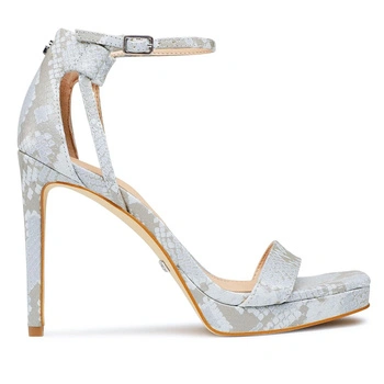 Buty damskie Guess Zoila szpilki skórzane sandały skóra węża r. 40