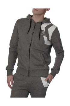 Bluza męska CXL by Christian Lacroix rozsuwana z polarem ciemno szara