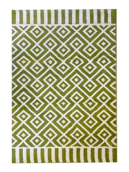 Dywan Osta Carpets BV zielony ze wzorem nowoczesny do salonu 200 x 135 cm