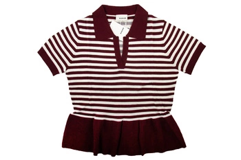 Bluzka damska Rodier dzianinowy w paski luźna