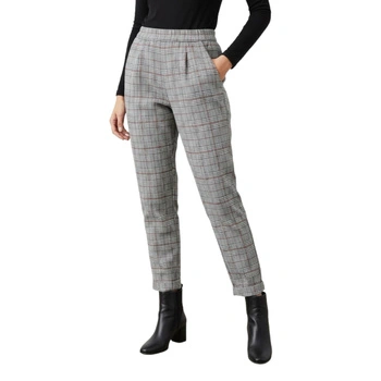 Spodnie damskie United Colors Of Benetton w kant w pepitkę 7/8