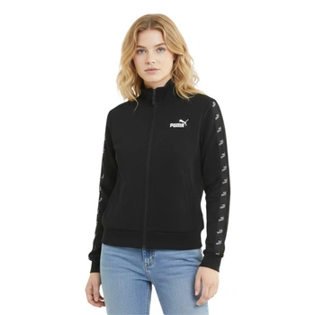 Bluza damska Puma Ampli zasuwana z lampasami czarna r. XS