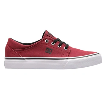 Buty młodzieżowe DC Shoes Trase TX bordowe trampki r. 33
