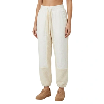 Spodnie damskie Ice Play Jersey sportowe joggery futrzane