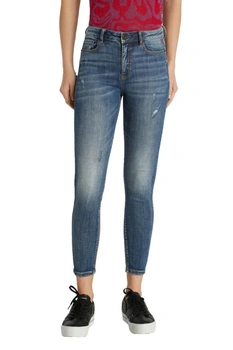 Spodnie damskie Desigual Alba jeansy 7/8 skinny