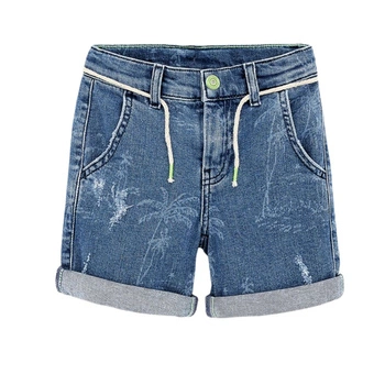 Spodenki Zara Palm Tree Short jeansowe szorty r. 140