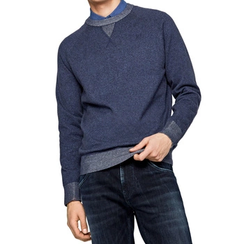 Sweter męski Pepe Jeans Eneas bawełniany granatowy