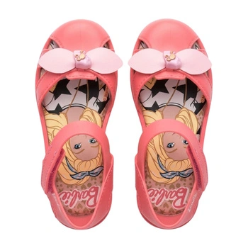 Sandały dziecięce Ipanema Barbie Gloss dla dziewczynki różowe r. 21