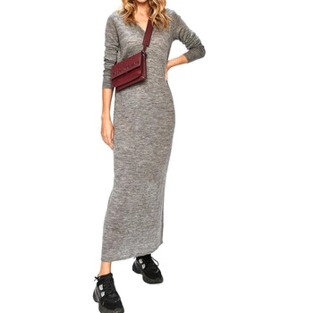 Sukienka damska Pepe Jeans Marula dzianinowa szara