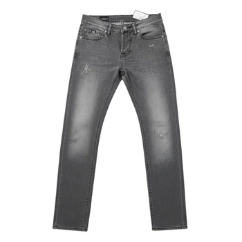 Spodnie Gas Anders męskie jeansowe szare zwężane