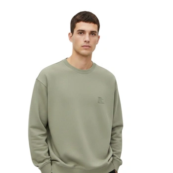 Bluza męska Zara bawełnana oliwkowa klasyczna