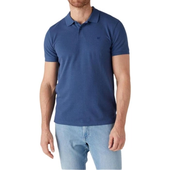 Koszulka męska Wrangler polo niebieska