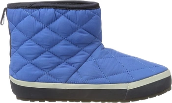 Kapcie Kamik Puffy Mid ciepłe wysokie niebieskie