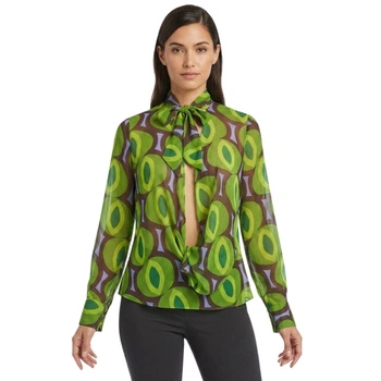 Bluzka damska Zara krótka zielona satynowa r. XL