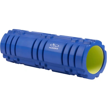 Wałek do masażu Hudora Roller profesjonalny z wypustkami 46x14 cm, niebieski