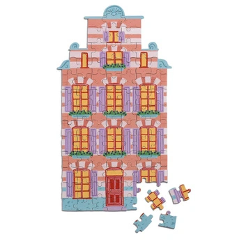 Puzzle K-Amsterdam Canal House Kamienica 84 Elementy