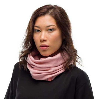 Komin Buff Knitted Infinity damski komin różowy