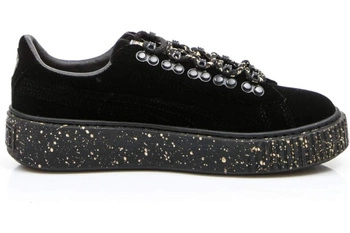 Buty damskie Puma Basket Platform Velvet sneakersy sportowe