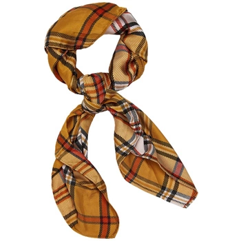 Apaszka Zara damska chusta brązowa w kratkę